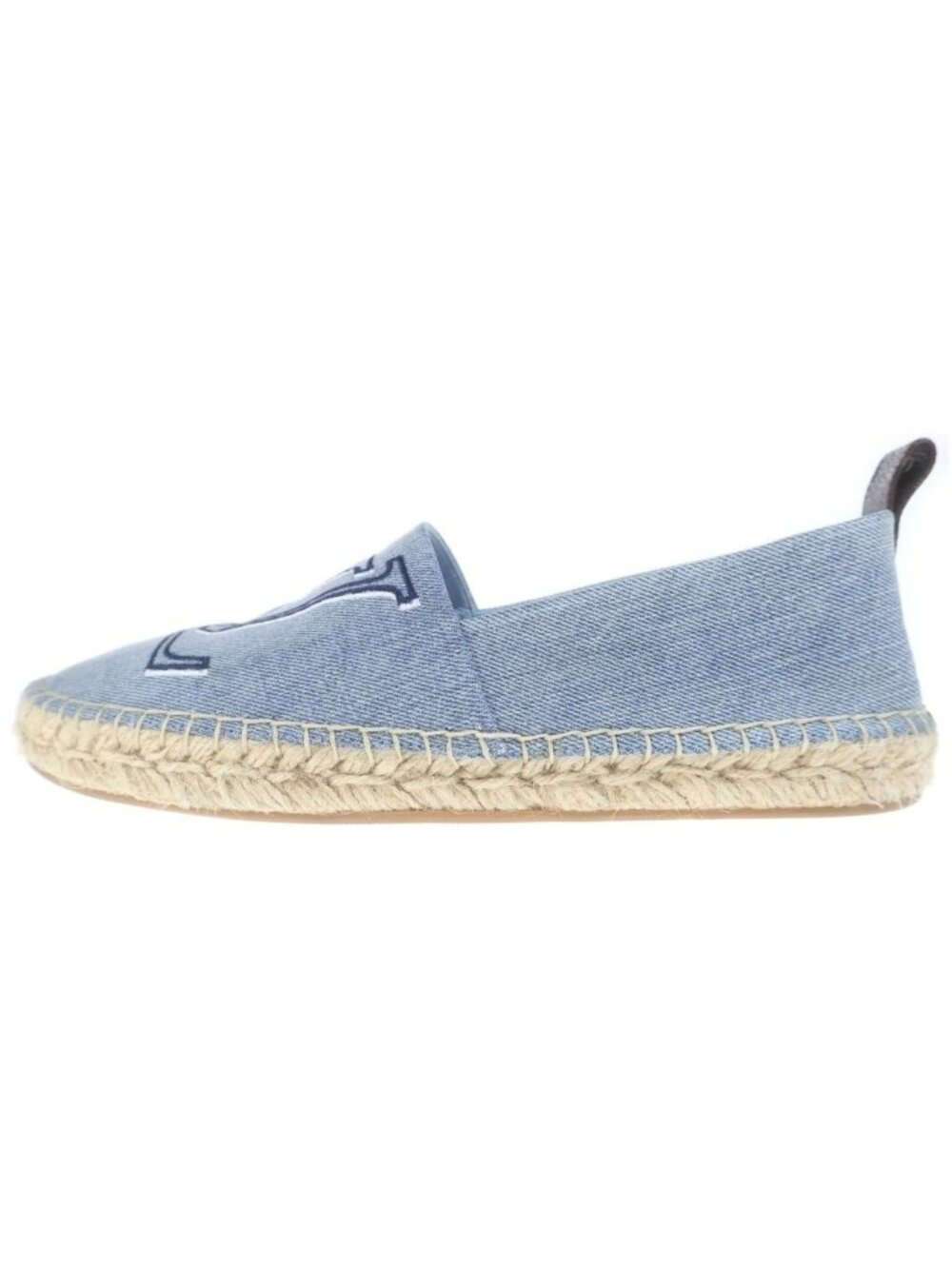 Louis Vuitton Sail Away Espadrilles Slip on Shoes Denim Light Blue